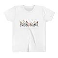 Youth Floral Tee — Watercolor Wildflowers Kids T‑Shirt (Nature Garden Design)