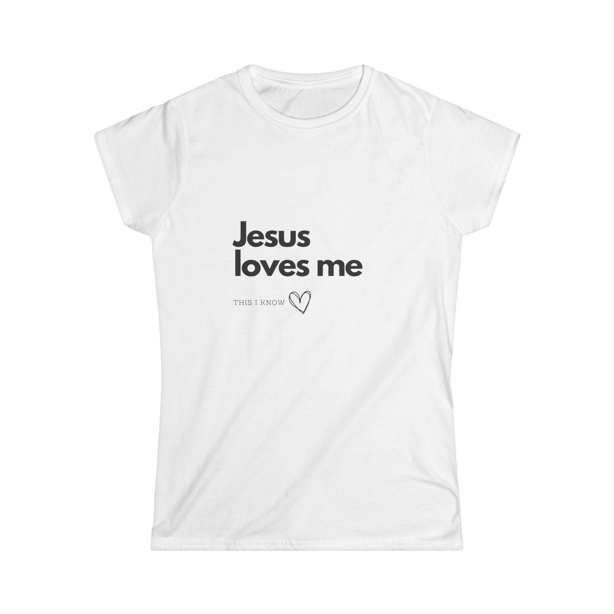 Jesus Loves Me Tee - Women's Christian Faith Graphic Shirt