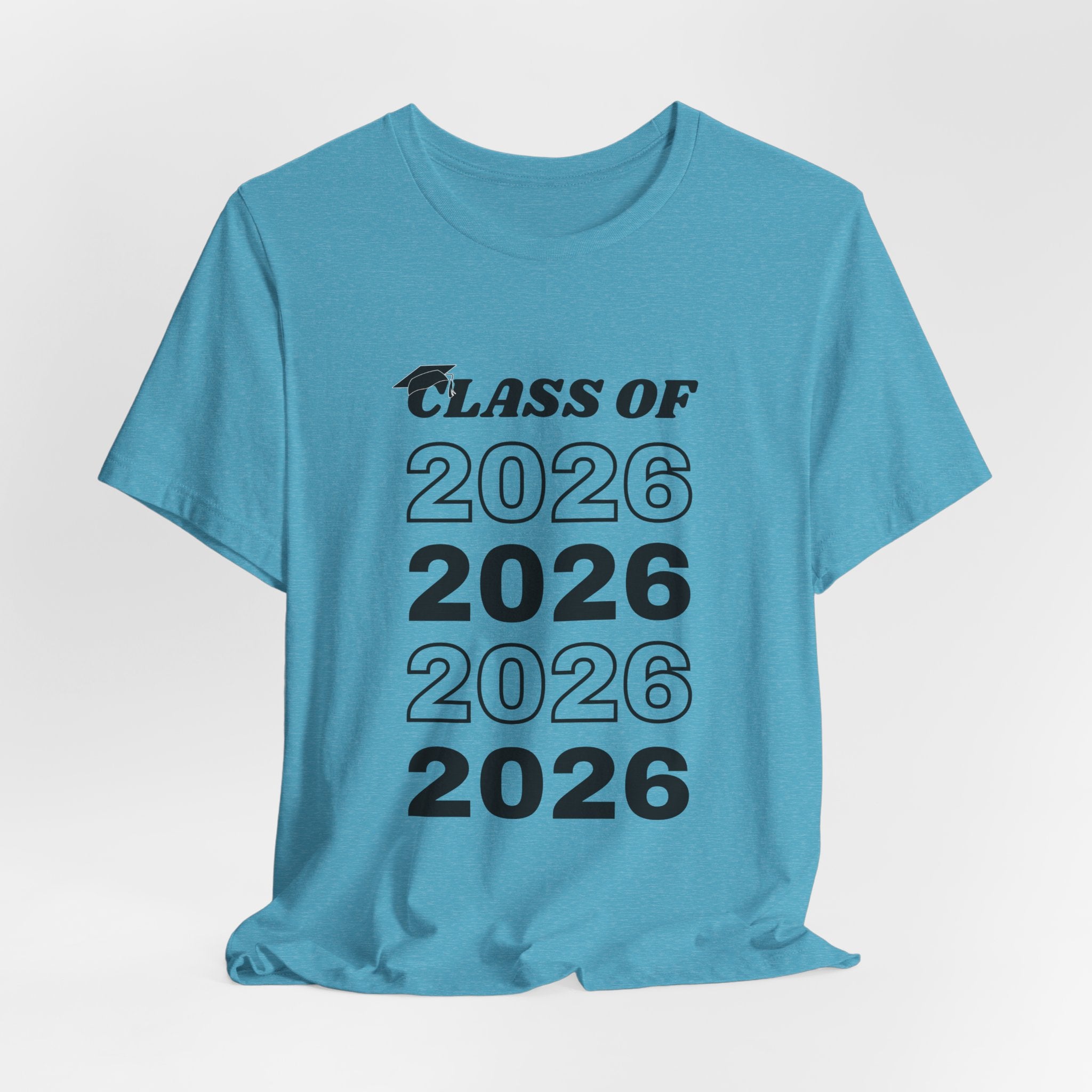 Class of 2026 T-Shirt — Retro Stacked Graduation Tee