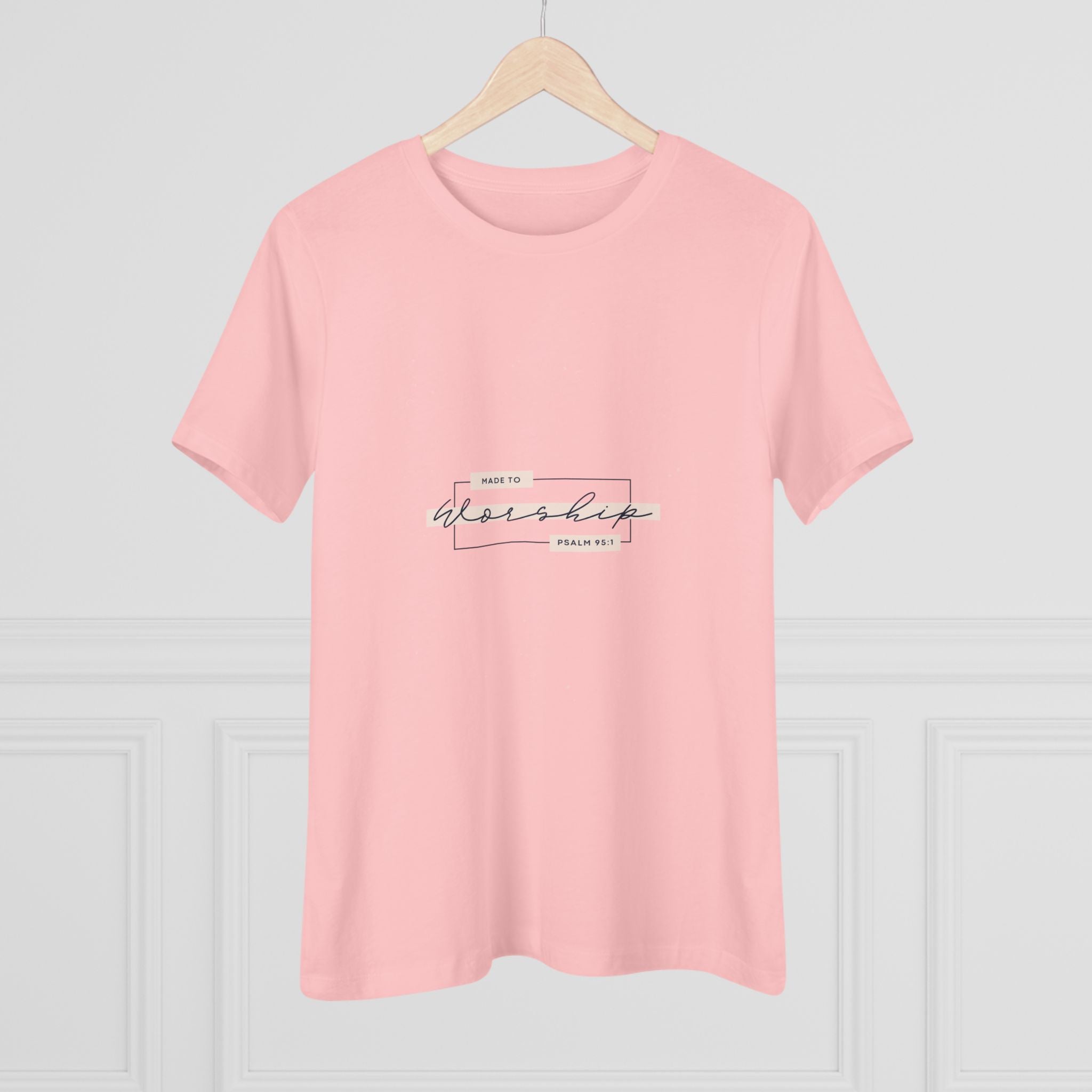 Women's Tee — 'Made to Worship' Graphic