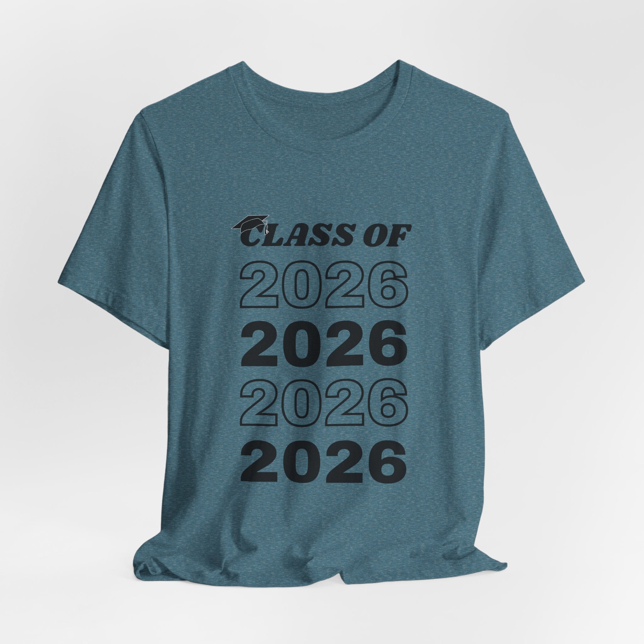 Class of 2026 T-Shirt — Retro Stacked Graduation Tee