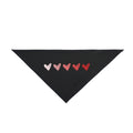 Heart Row Pet Bandana — Valentine Dog & Cat Accessory