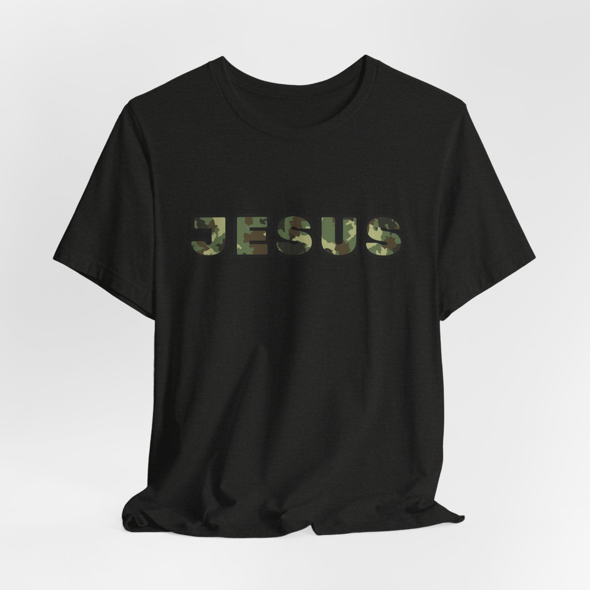 Jesus Camo T-Shirt — Military Camo Faith Tee