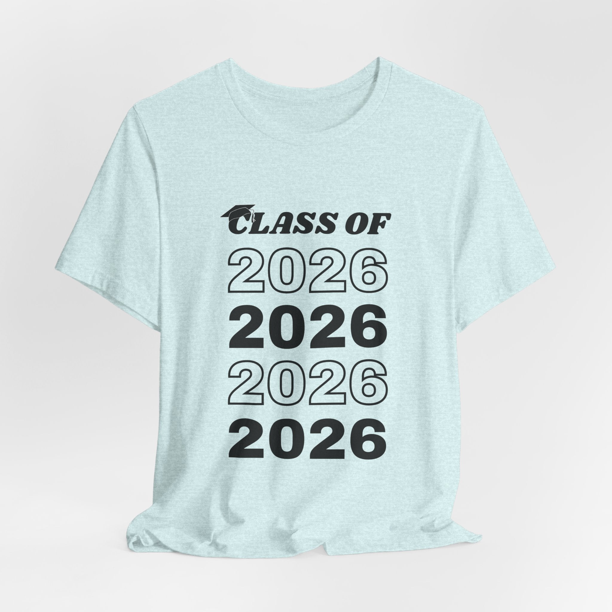 Class of 2026 T-Shirt — Retro Stacked Graduation Tee