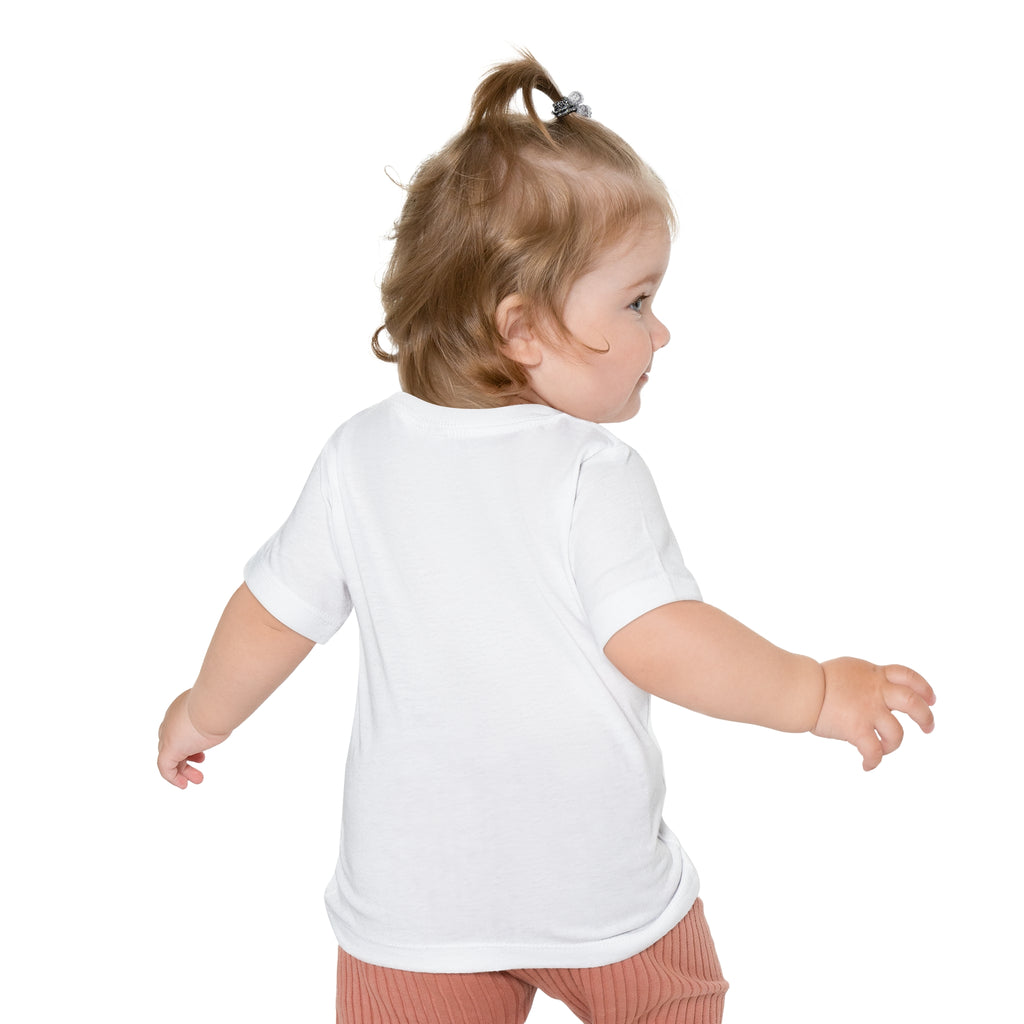 Baby T-Shirt — "This Family Walks By Faith" Christian Infant Tee (2 Corinthians 5:7)