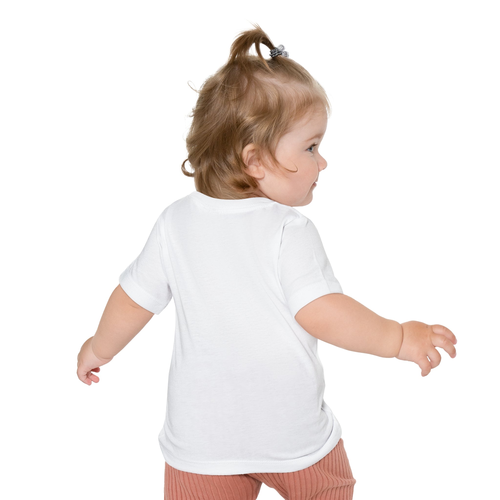 Baby T-Shirt — "This Family Walks By Faith" Christian Infant Tee (2 Corinthians 5:7)