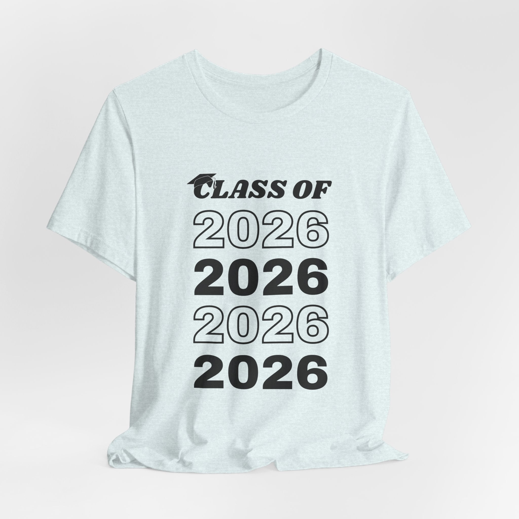 Class of 2026 T-Shirt — Retro Stacked Graduation Tee