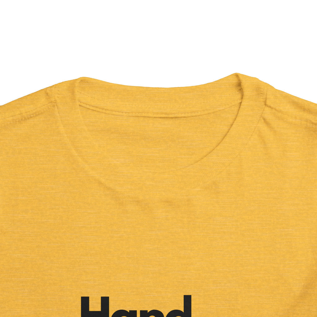 Toddler Tee - "Handcrafted by Heaven" Heart Graphic