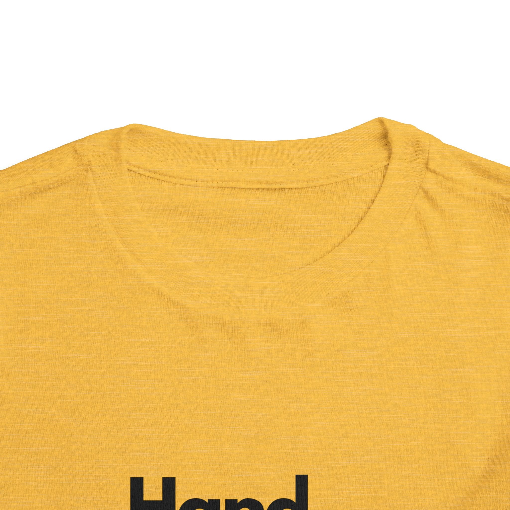 Toddler Tee - "Handcrafted by Heaven" Heart Graphic