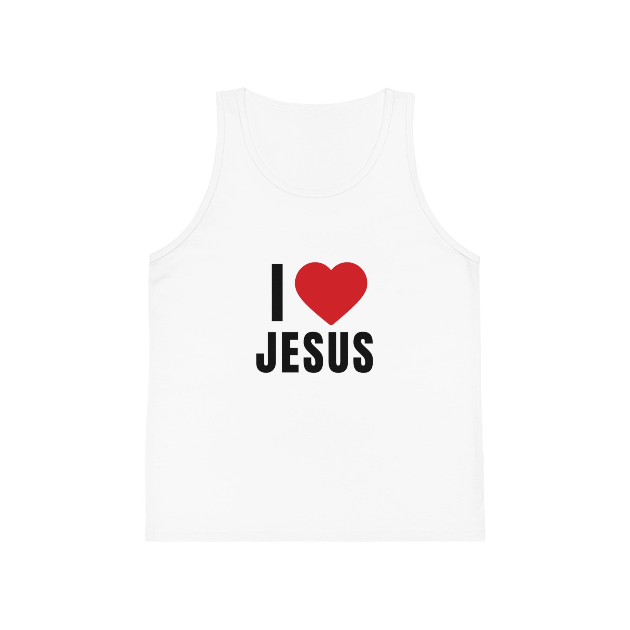 I Love Jesus Kids Tank Top — Christian Kids Faith Tee