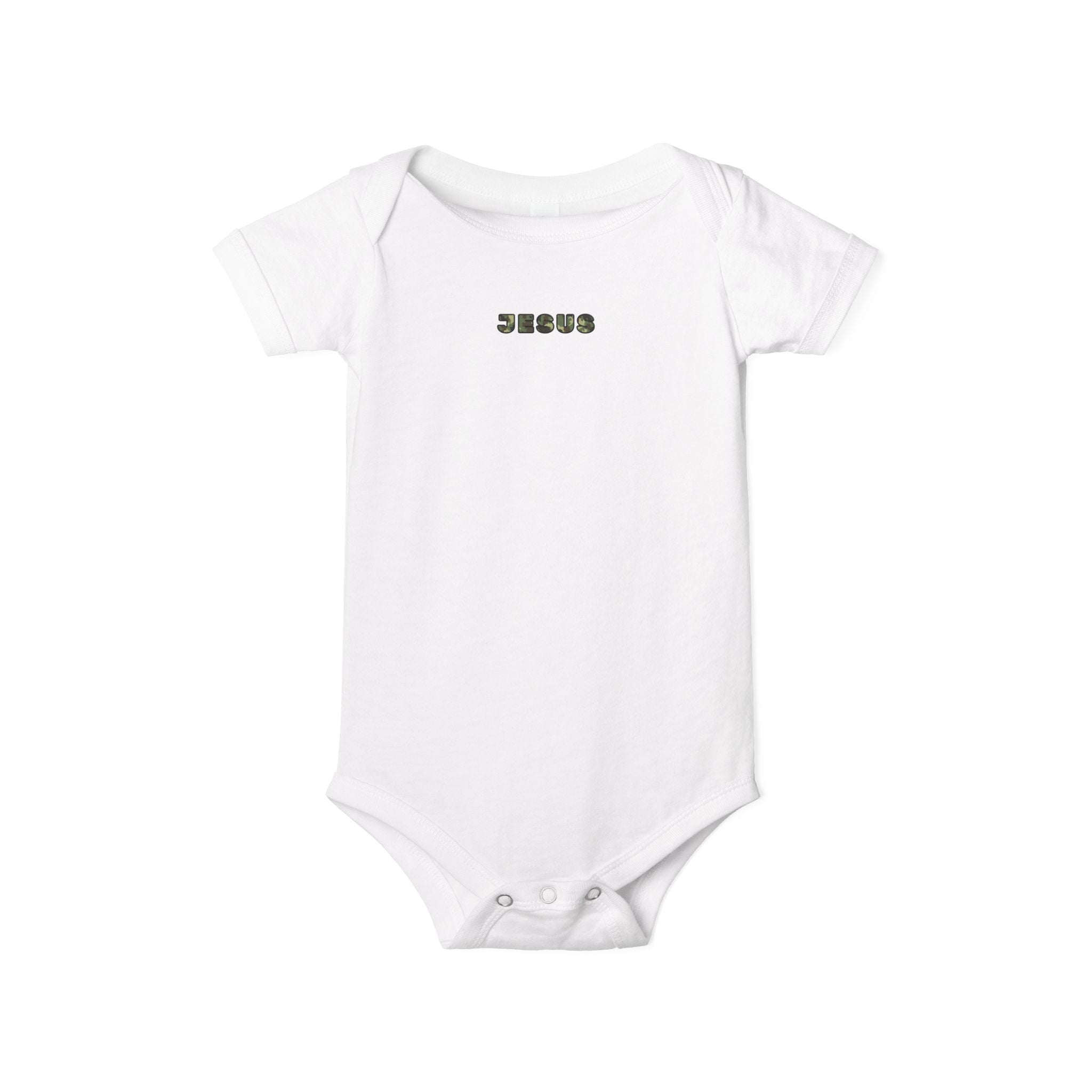Infant Onesie "Jesus" Minimalist Christian Baby Bodysuit