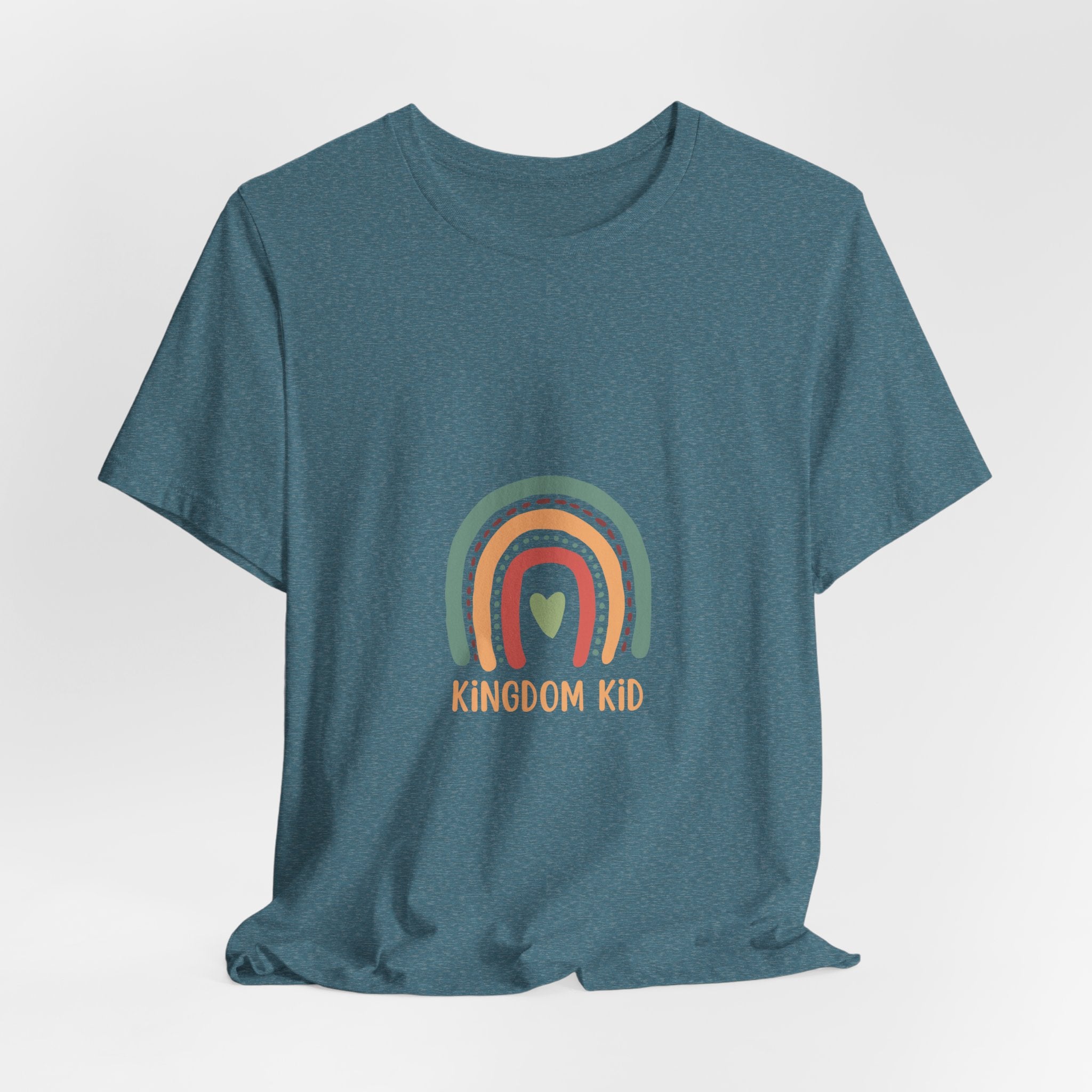 Kingdom Kid Rainbow Tee — Christian Kids Graphic T-Shirt