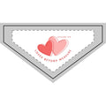 Clip-on Pet Bandana — "Loved Beyond Measure" Heart Design (Ephesians 3:19)
