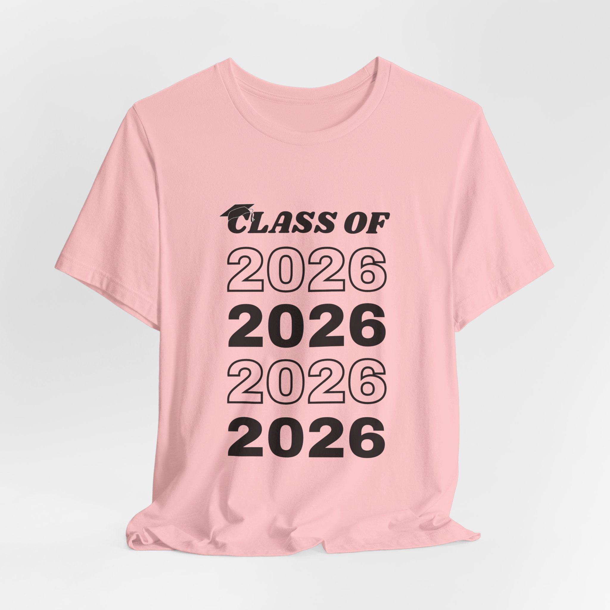 Class of 2026 T-Shirt — Retro Stacked Graduation Tee