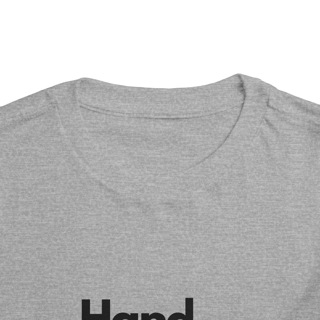 Toddler Tee - "Handcrafted by Heaven" Heart Graphic