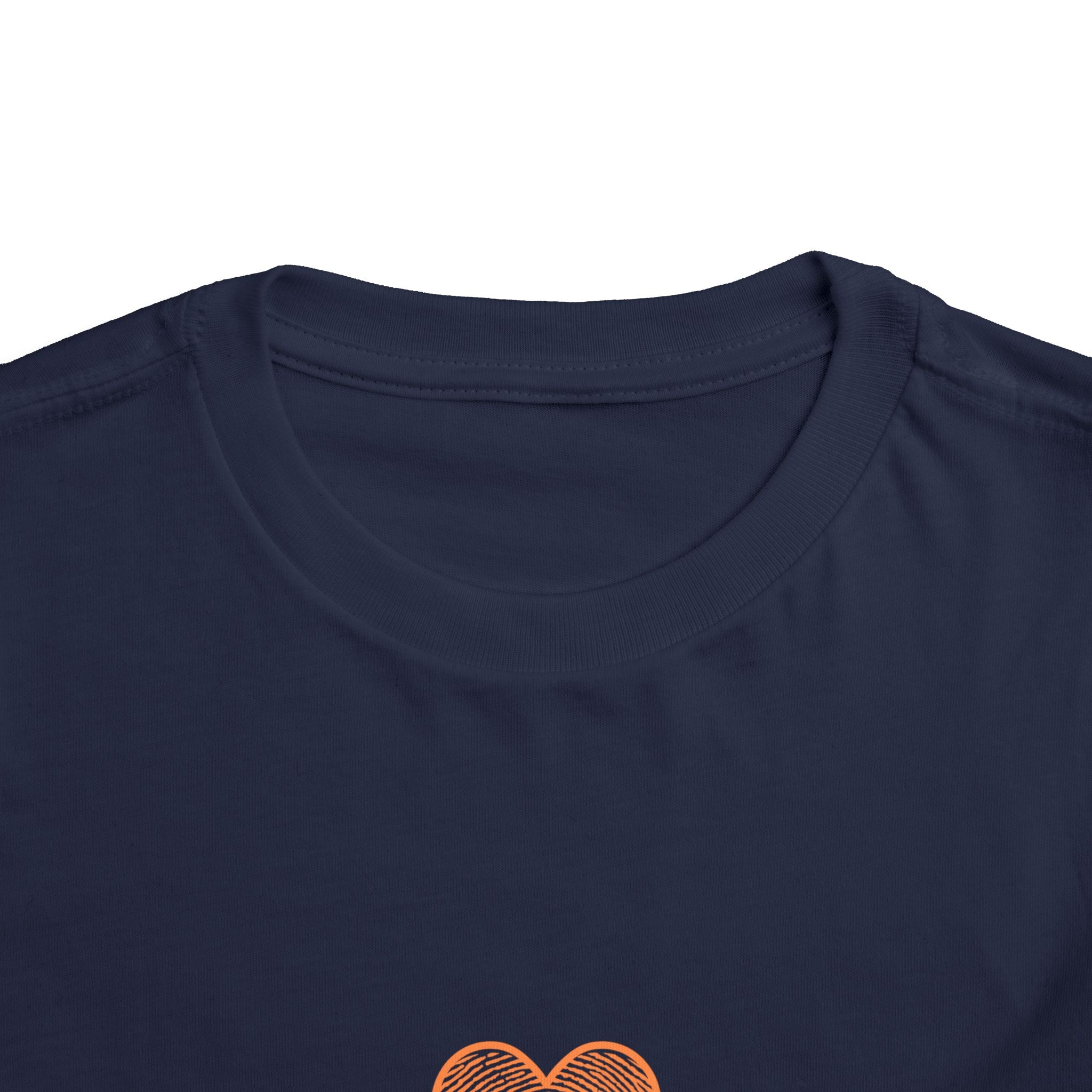 Toddler Tee — Pink Watercolor Heart "Marked by Heaven"