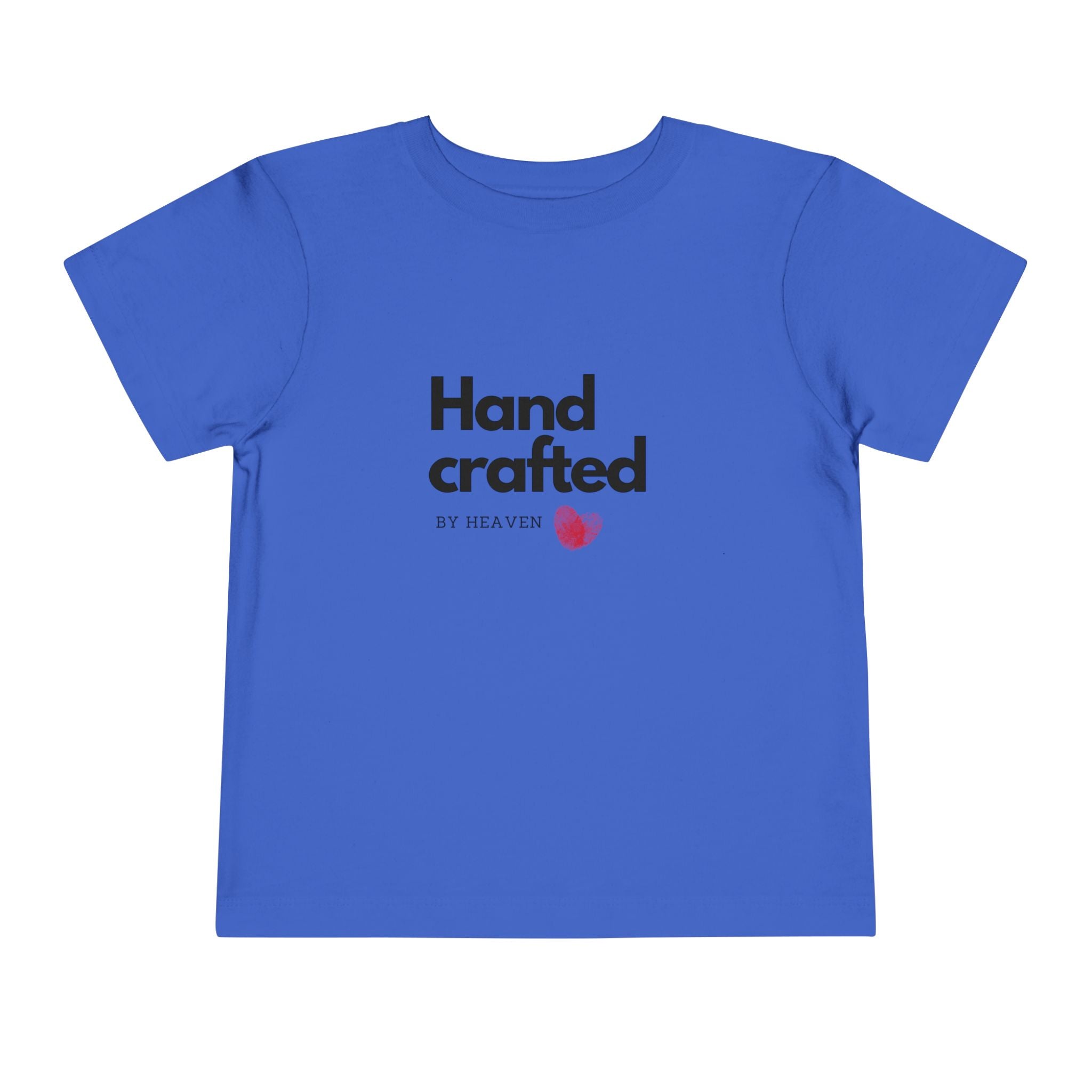 Toddler Tee - "Handcrafted by Heaven" Heart Graphic