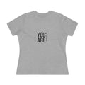 You Are Enough Women's Tee — Minimalist Inspirational Cotton Shirt
