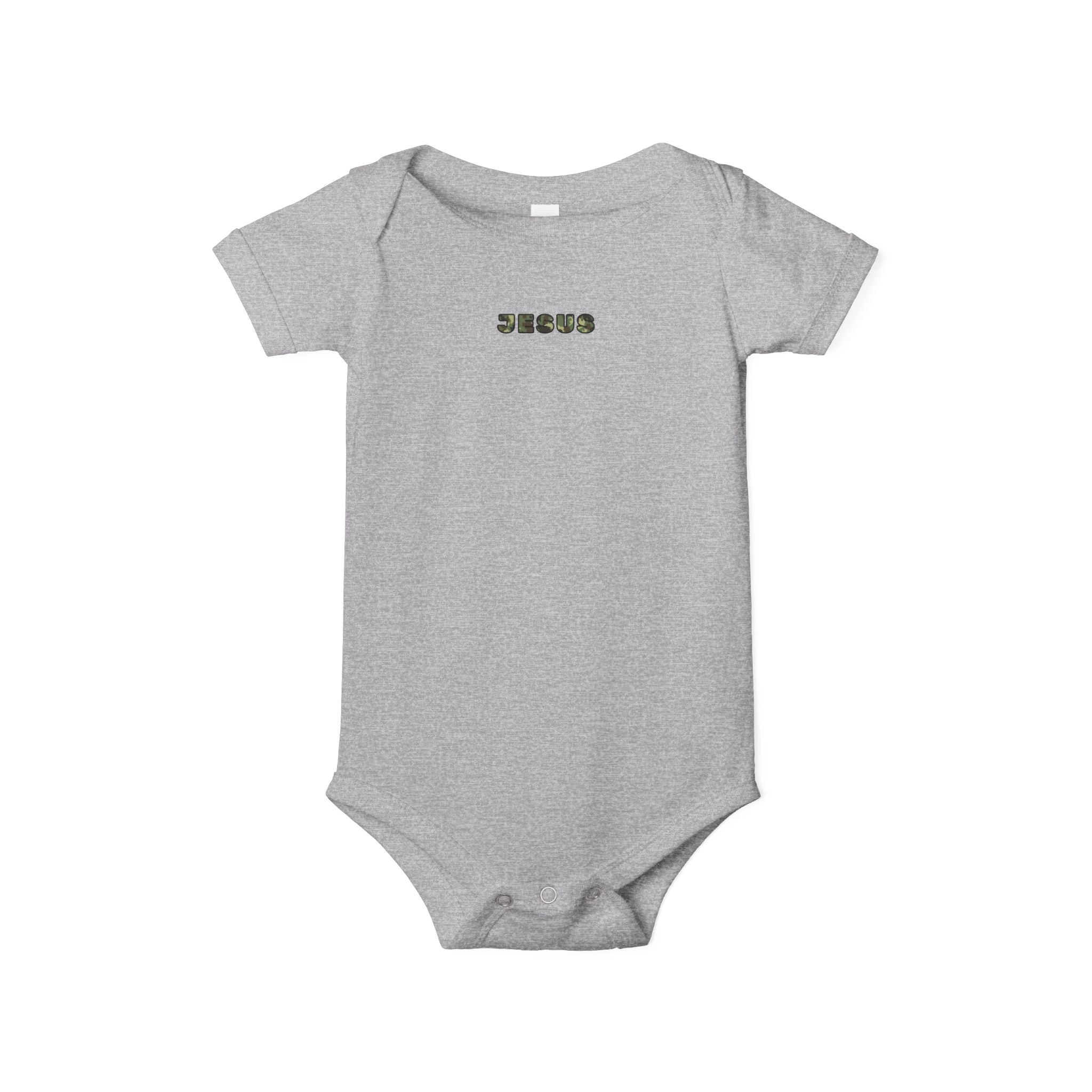 Infant Onesie "Jesus" Minimalist Christian Baby Bodysuit