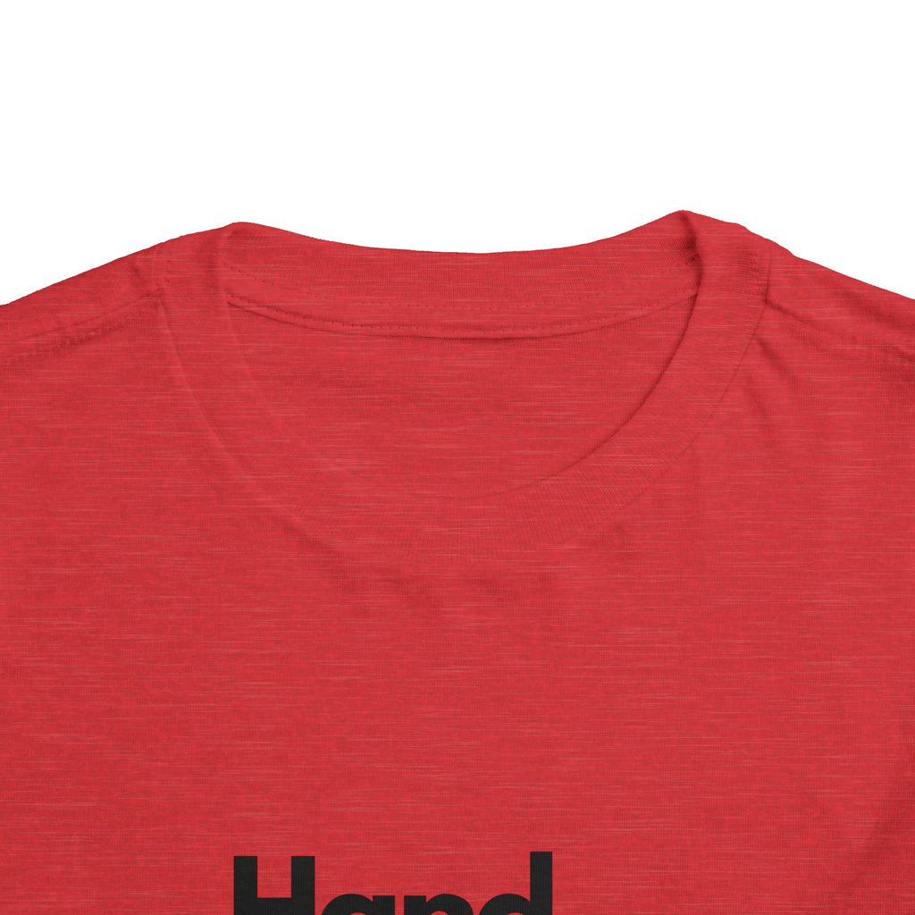 Toddler Tee - "Handcrafted by Heaven" Heart Graphic