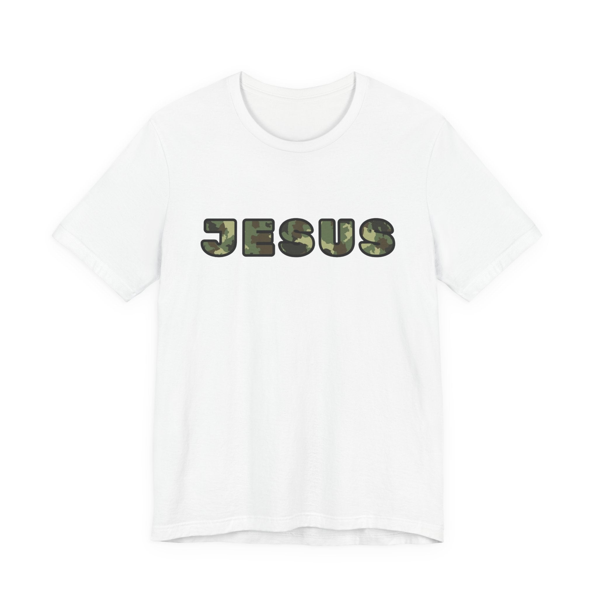 Jesus Camo T-Shirt — Military Camo Faith Tee