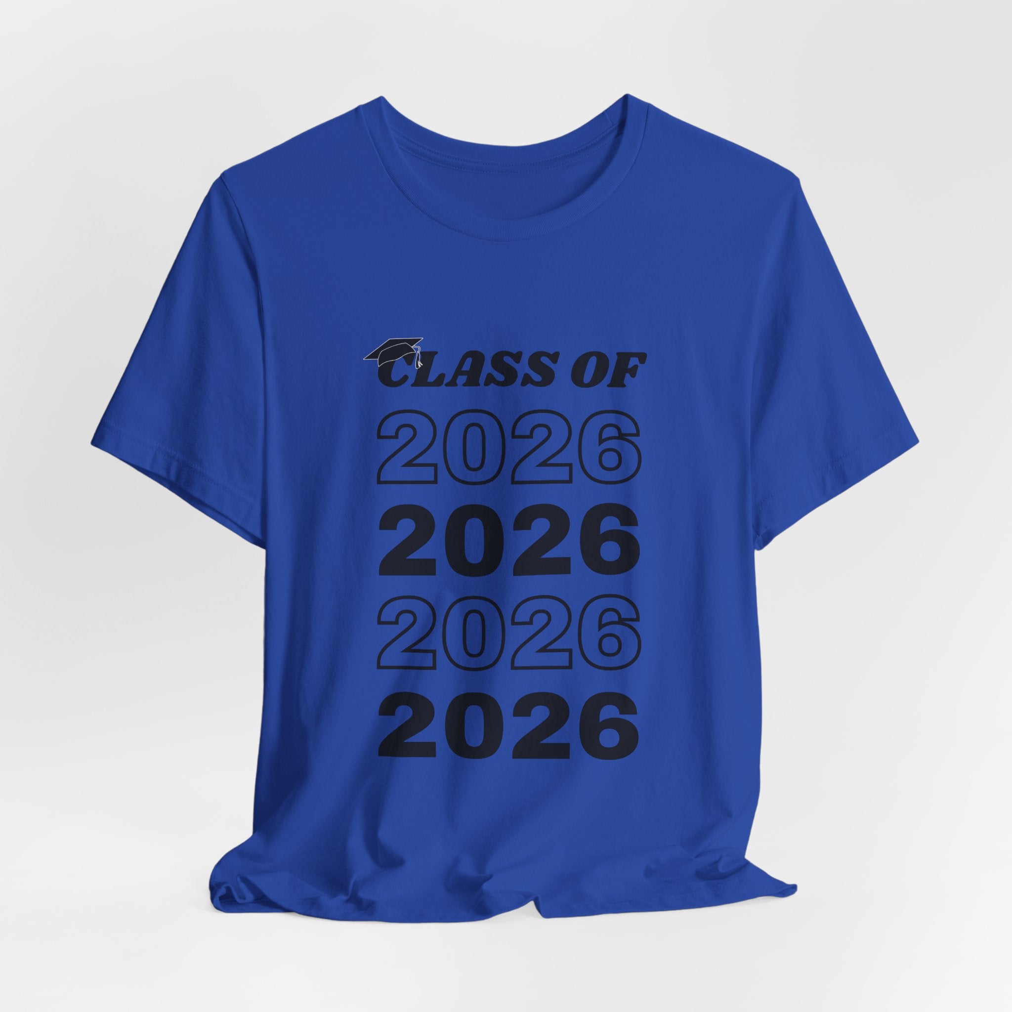 Class of 2026 T-Shirt — Retro Stacked Graduation Tee