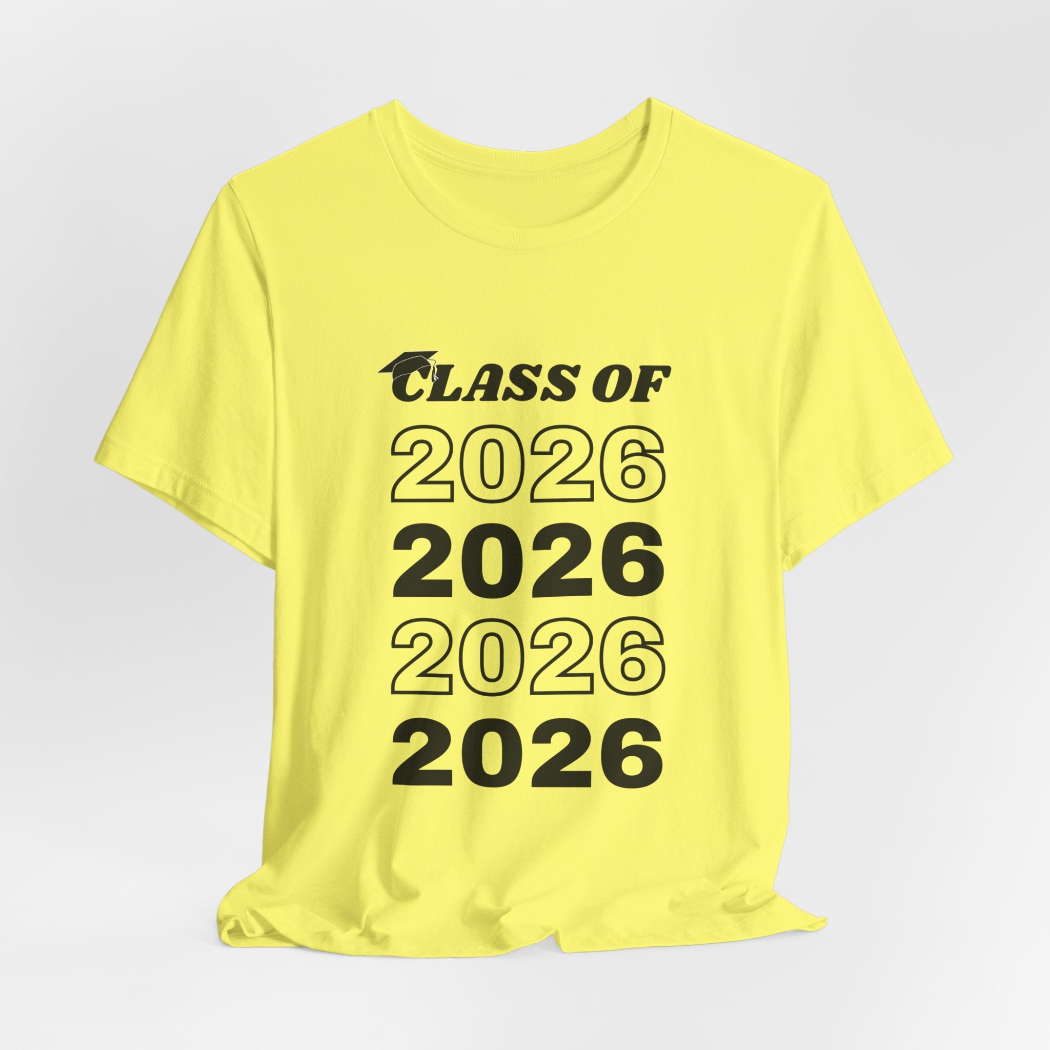 Class of 2026 T-Shirt — Retro Stacked Graduation Tee