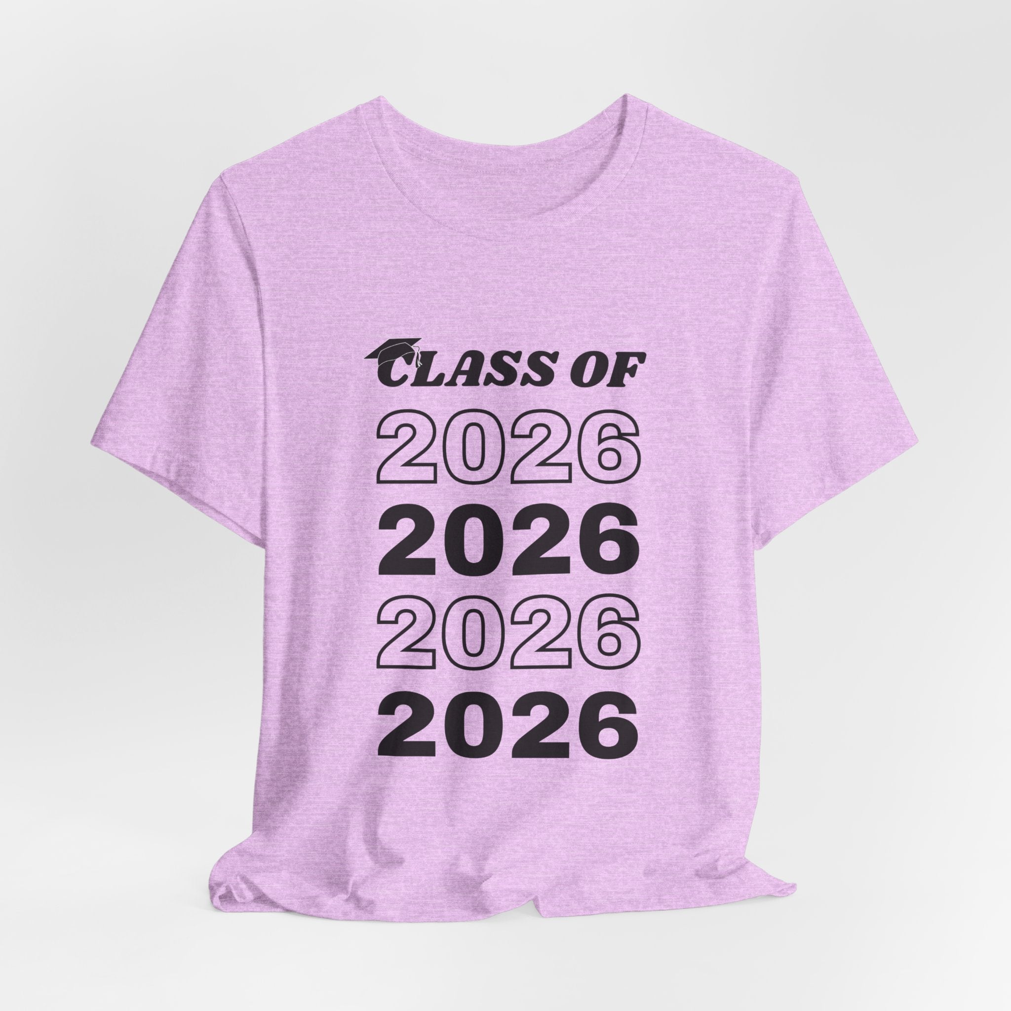 Class of 2026 T-Shirt — Retro Stacked Graduation Tee