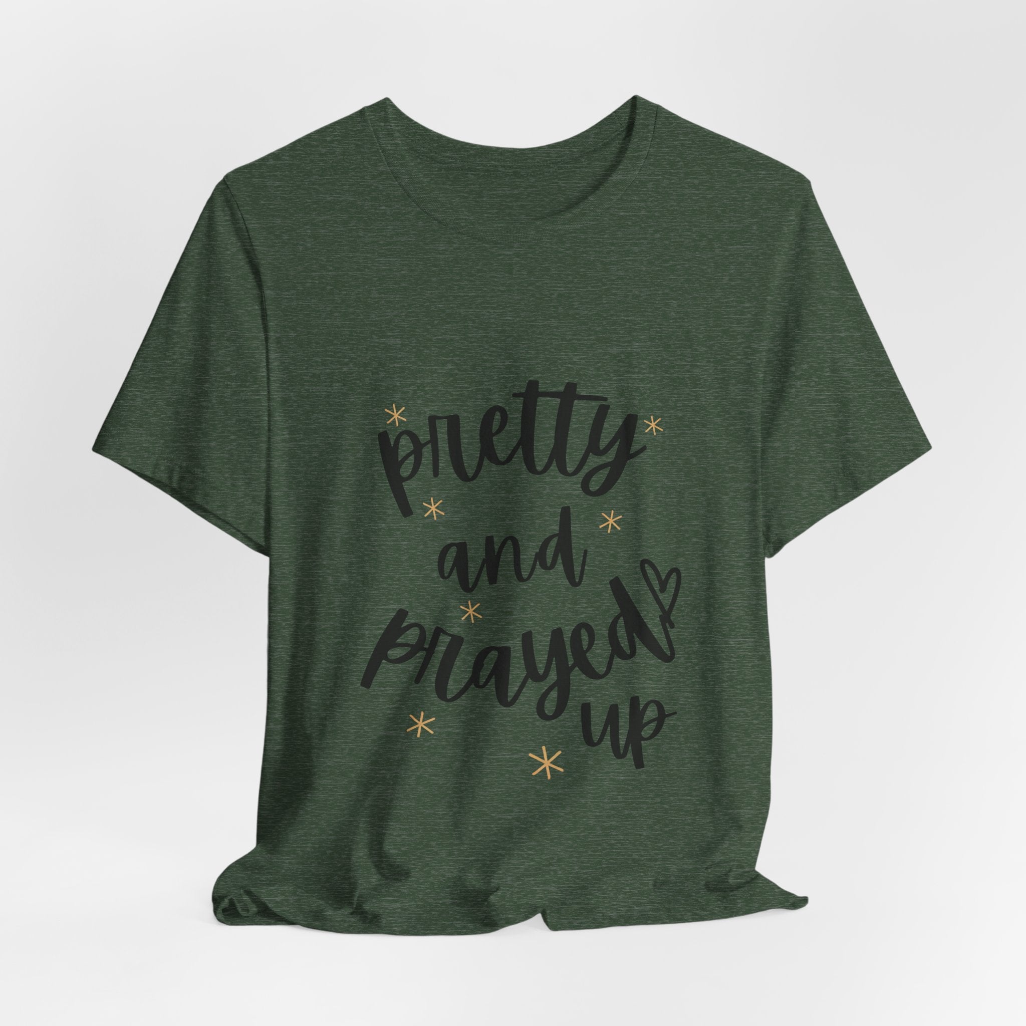 Pretty and Prayed Up T-Shirt — Women's Faith Graphic Tee