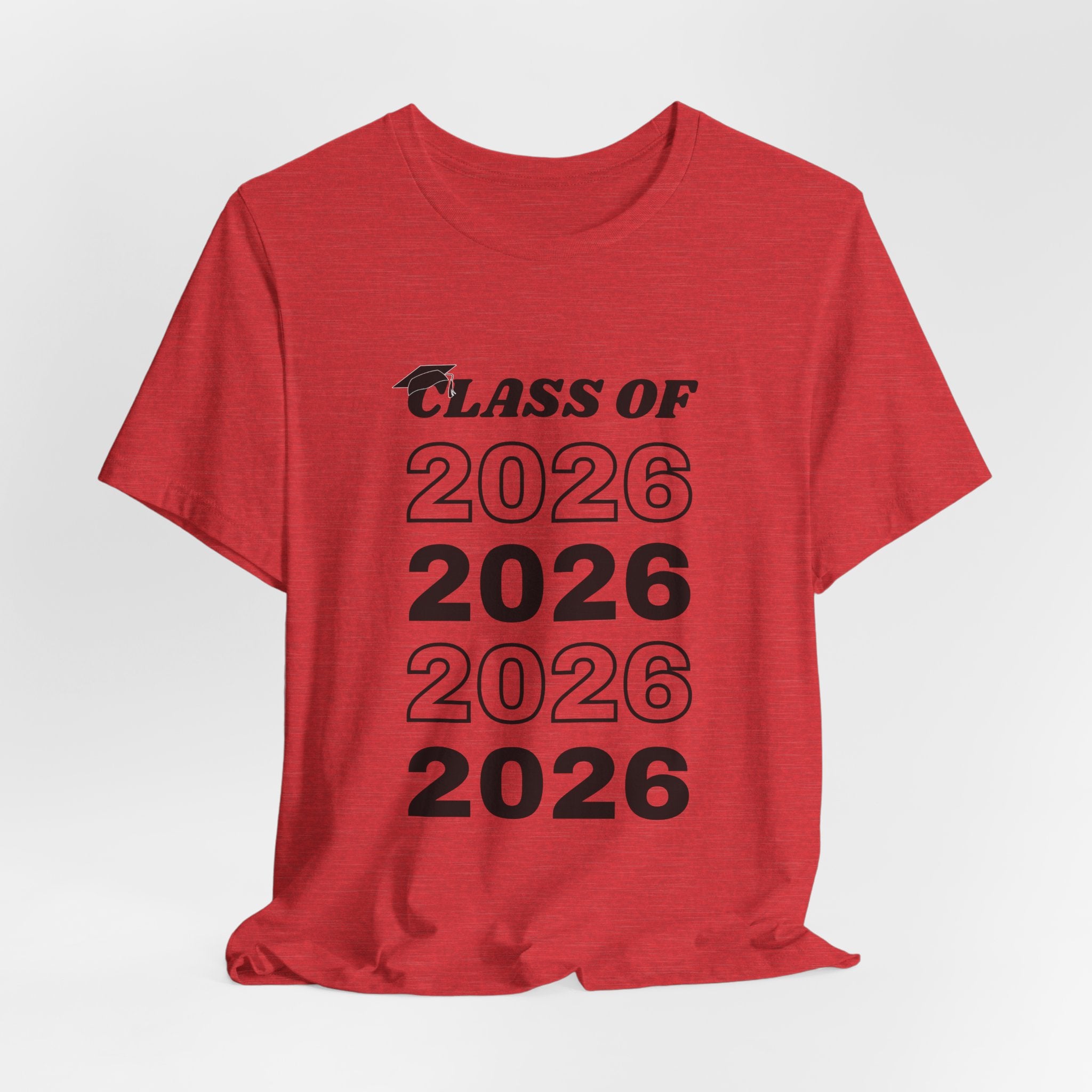 Class of 2026 T-Shirt — Retro Stacked Graduation Tee