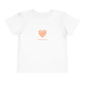 Toddler Tee — Pink Watercolor Heart "Marked by Heaven"