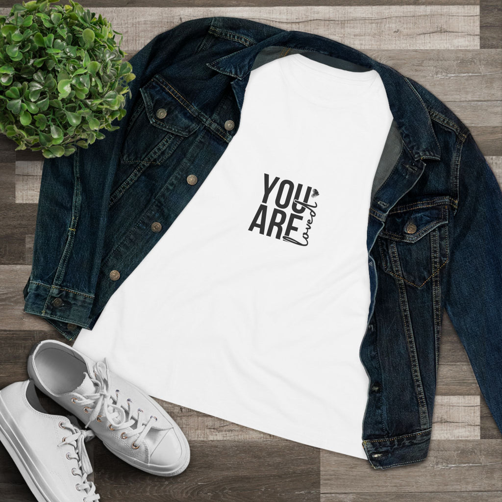 You Are Enough Women's Tee — Minimalist Inspirational Cotton Shirt