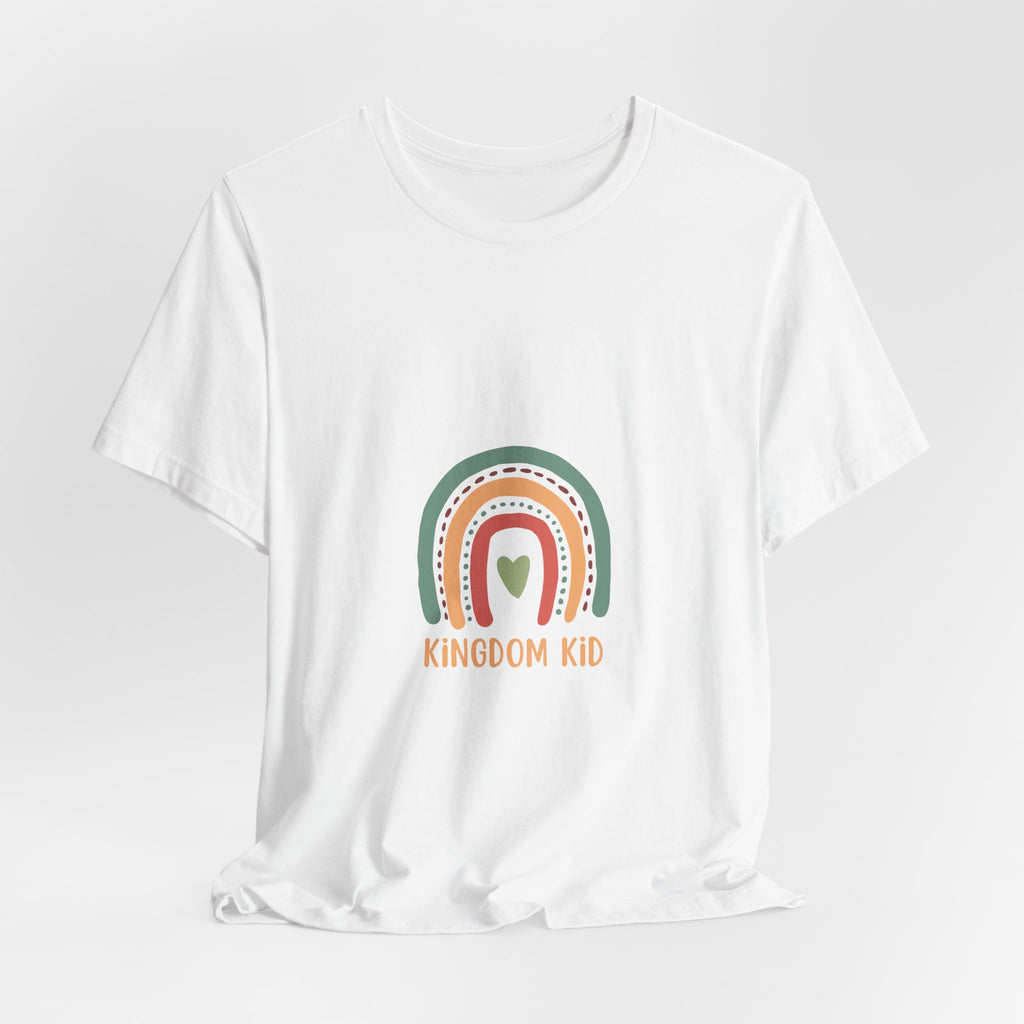 Kingdom Kid Rainbow Tee — Christian Kids Graphic T-Shirt