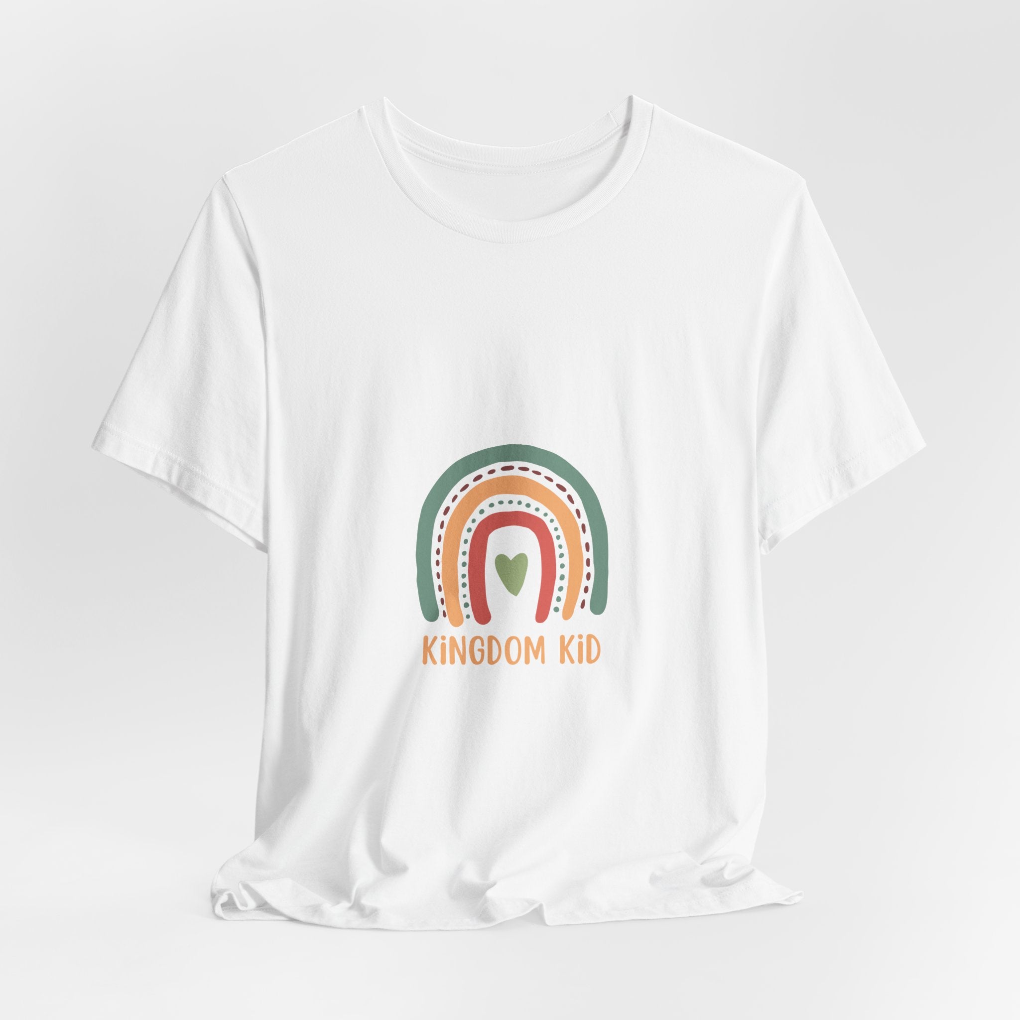 Kingdom Kid Rainbow Tee — Christian Kids Graphic T-Shirt