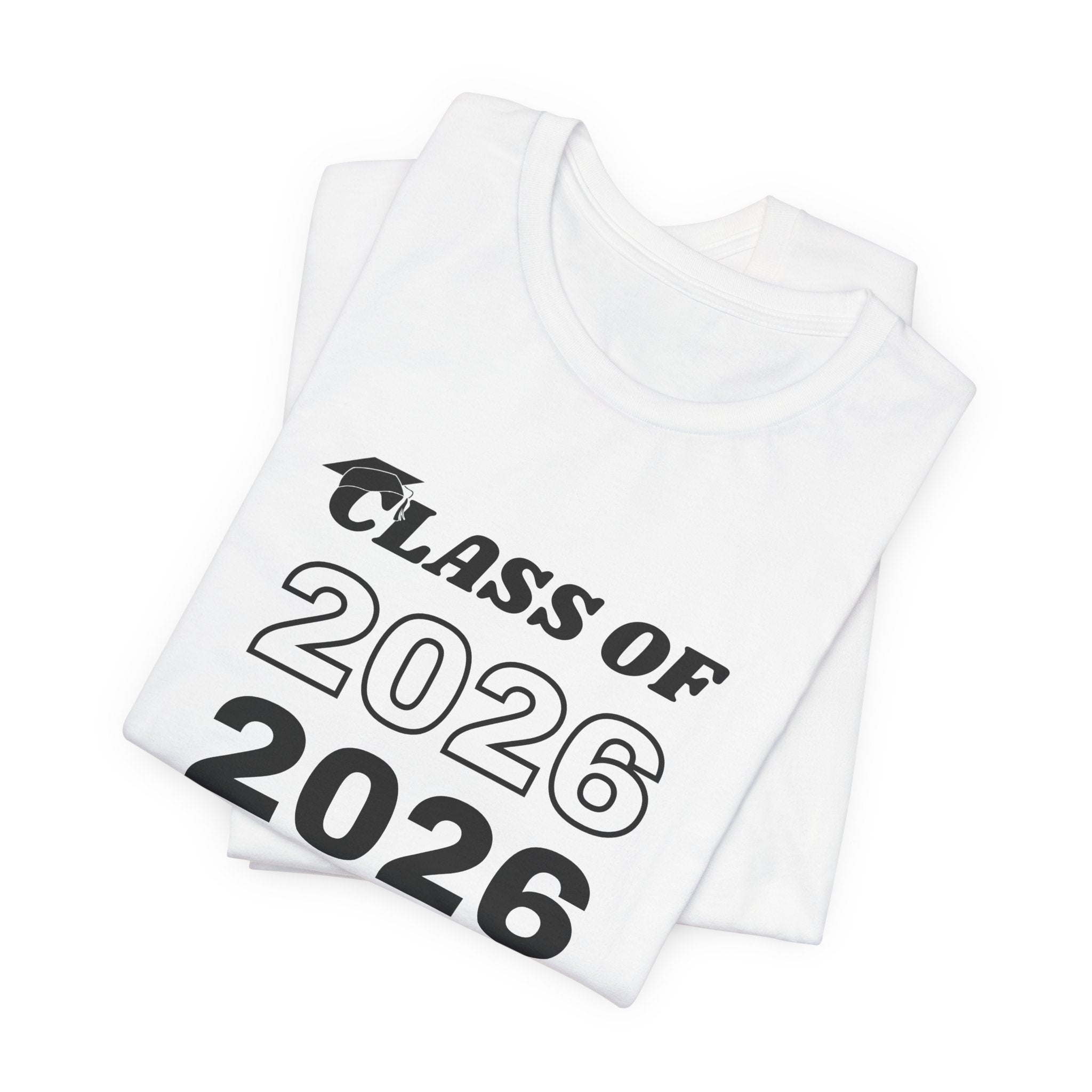 Class of 2026 T-Shirt — Retro Stacked Graduation Tee