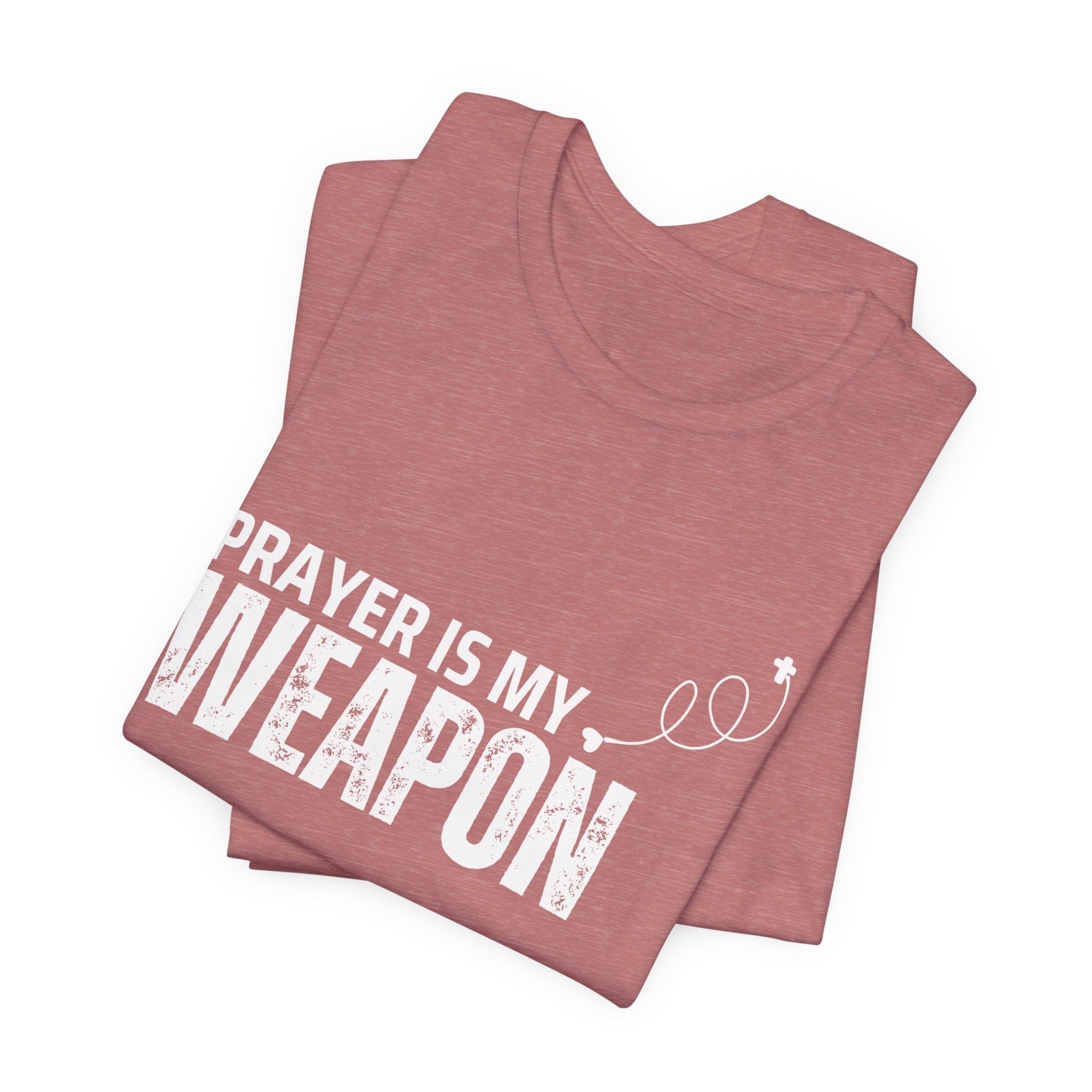 Prayer Is My Weapon T-Shirt — Christian Faith Inspirational Tee