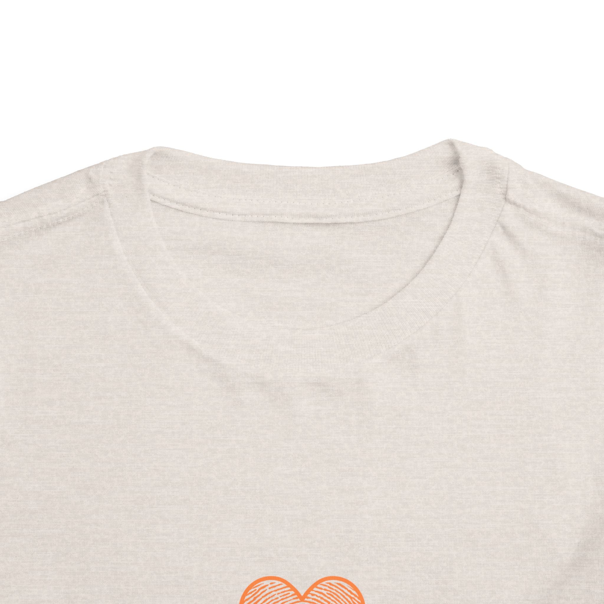Toddler Tee — Pink Watercolor Heart "Marked by Heaven"