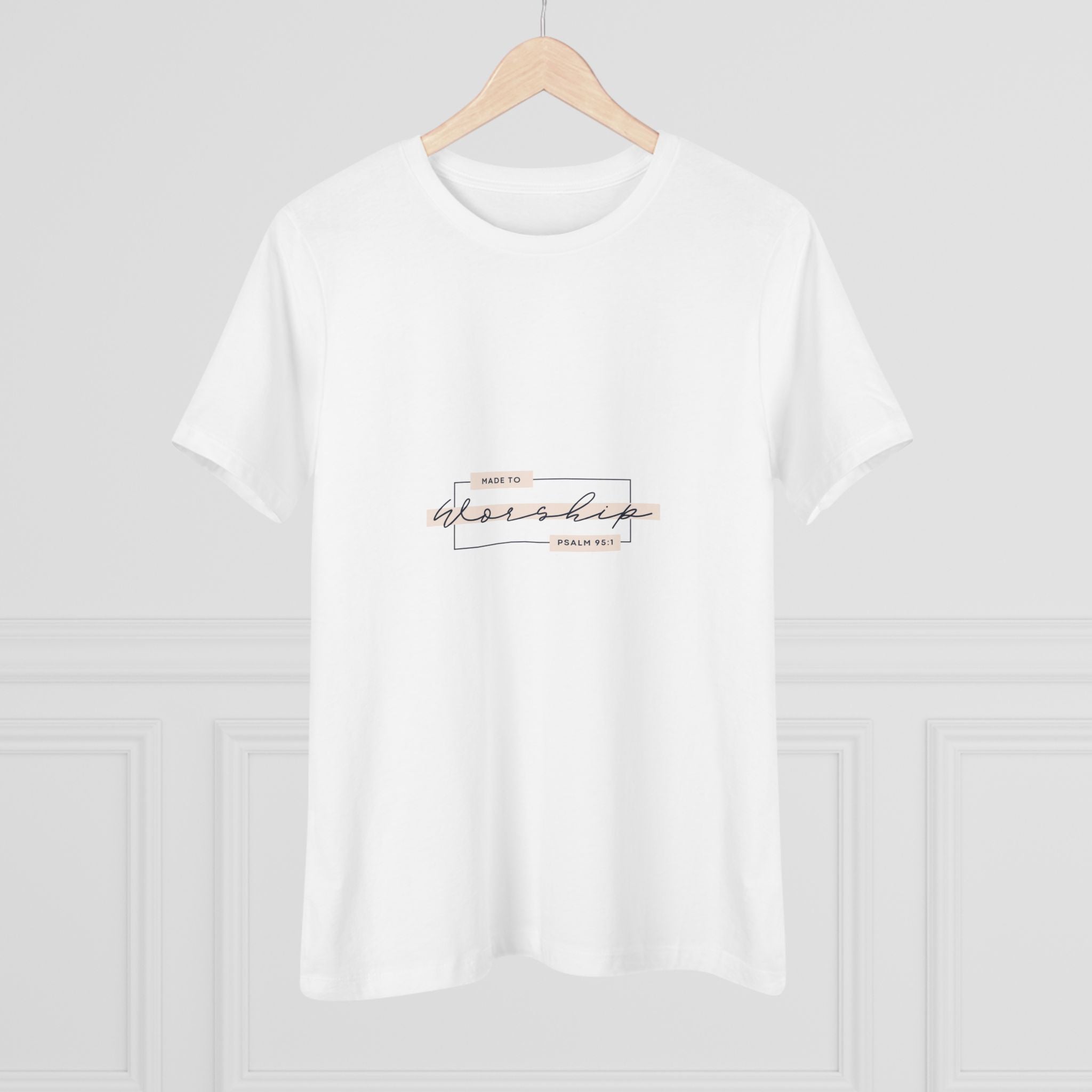Women's Tee — 'Made to Worship' Graphic