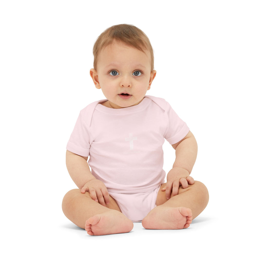 Infant Cross Onesie – Baby Christian Bodysuit
