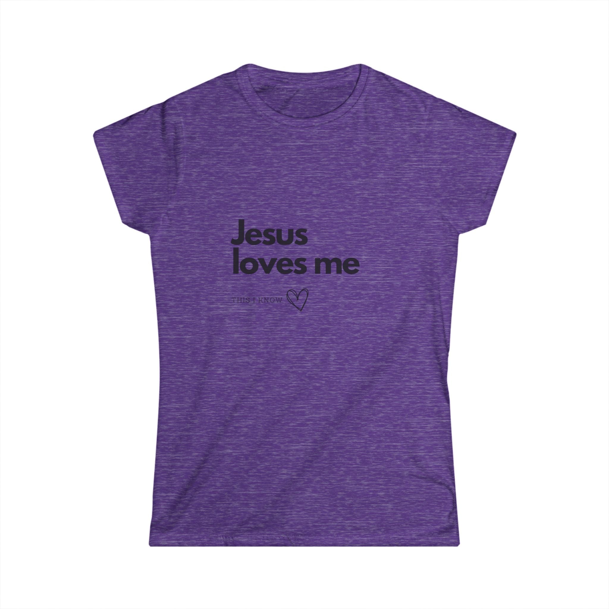 Jesus Loves Me Tee - Women's Christian Faith Graphic Shirt