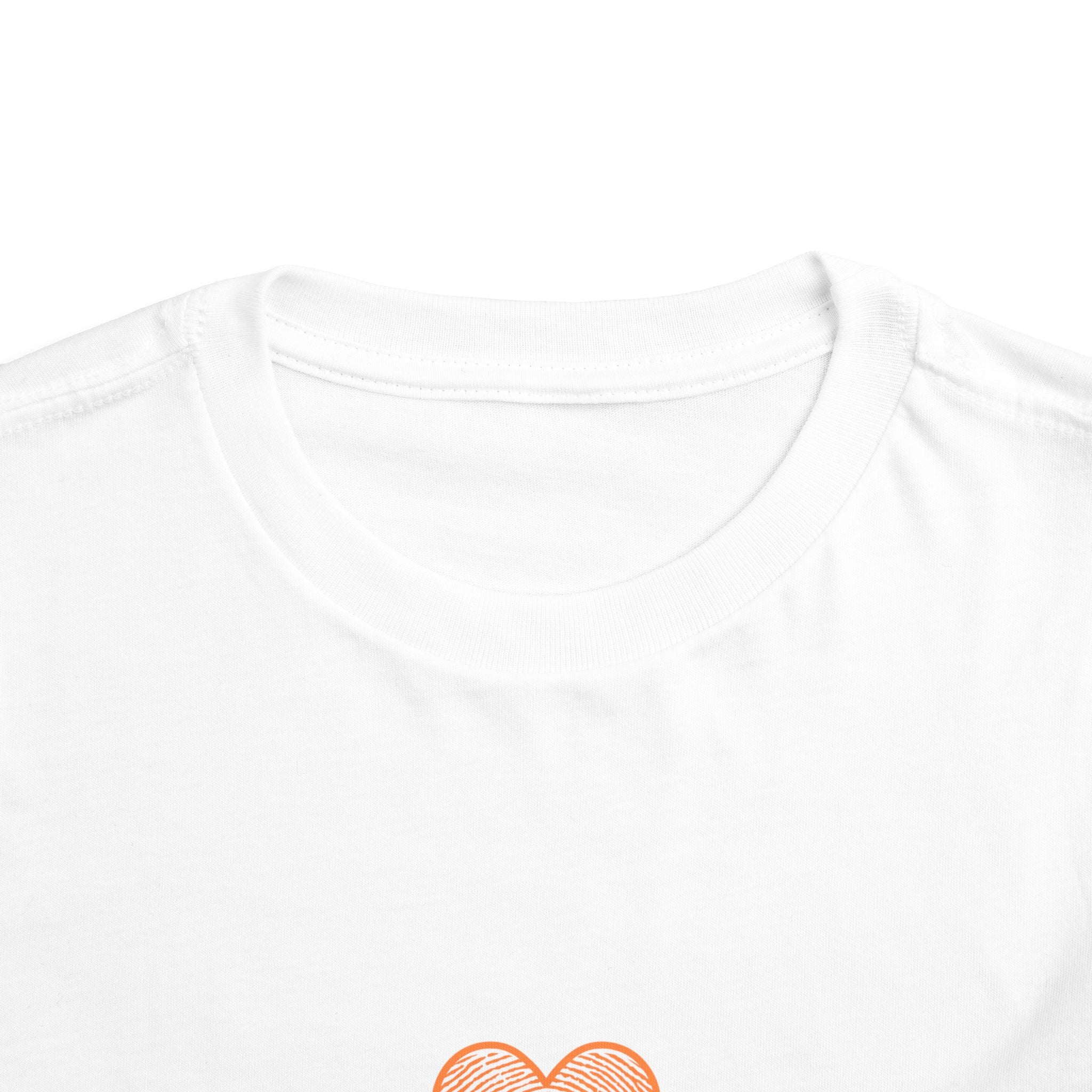 Toddler Tee — Pink Watercolor Heart "Marked by Heaven"